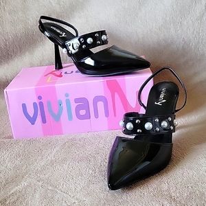 Vivianly Women Slingback shoes